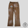 Retrovert Infinity Rhinestone Sweatpants in Brown