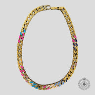 Louis Vuitton Multicolor Chain Link Necklace
