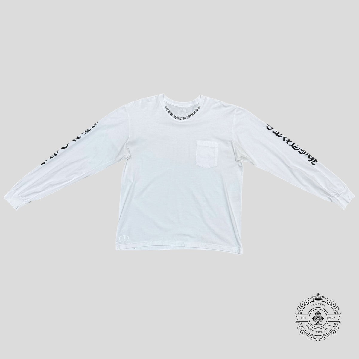 Chrome Hearts Long Sleeve T-Shirt in White