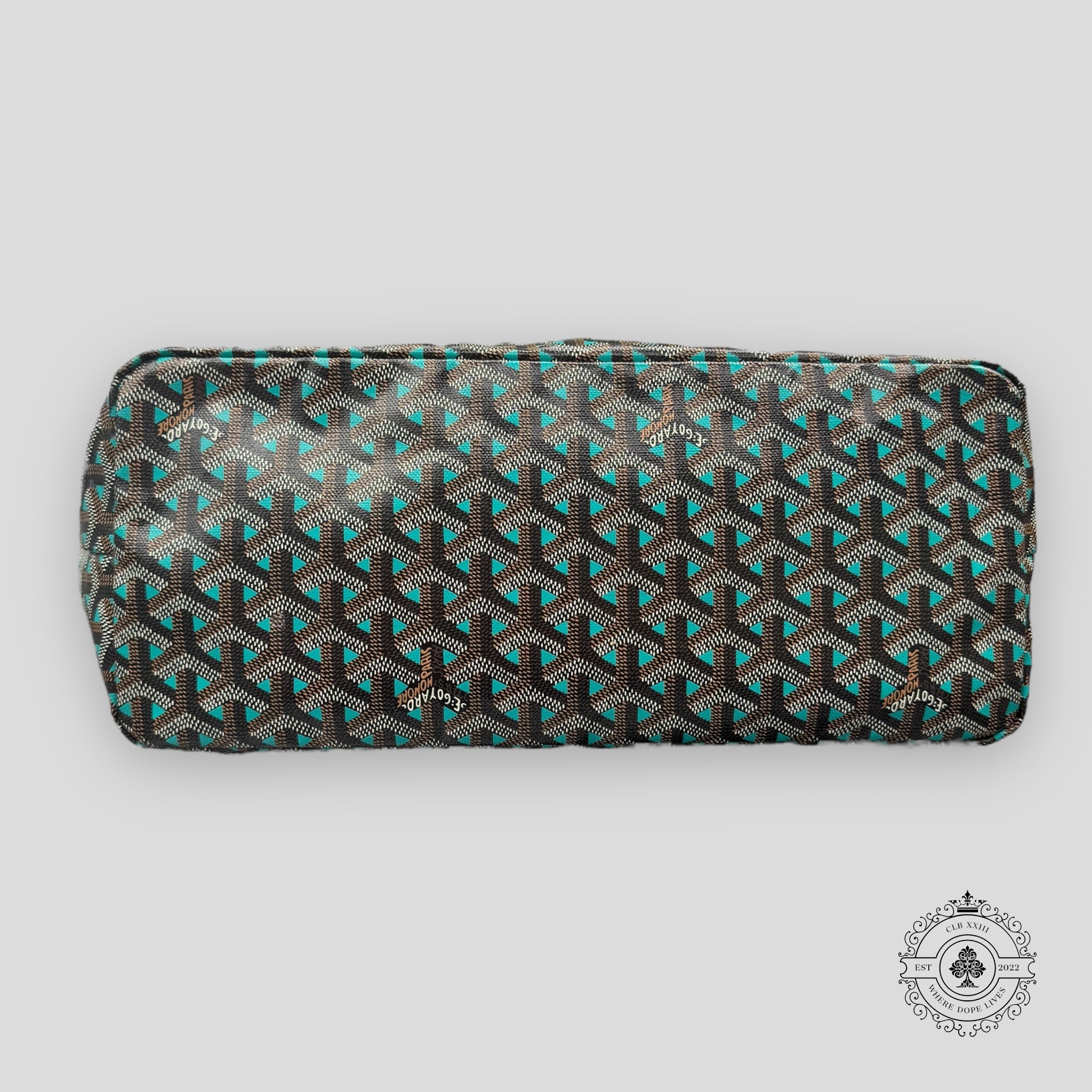 Goyard Goyardine Canvas St. Louis Claire PM Tote in Opaline/Black
