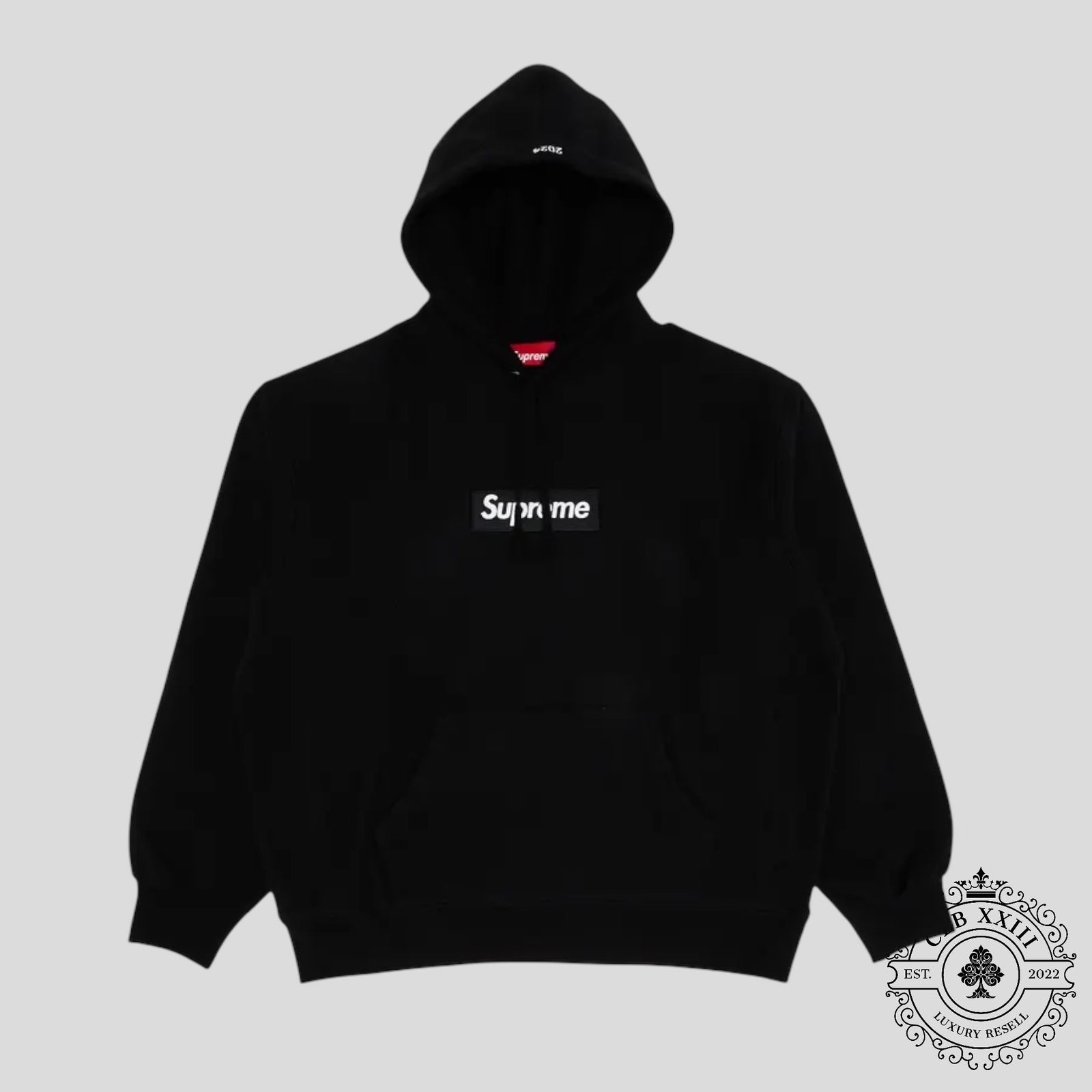 Supreme Box Logo Hooded Sweatshirt in Black