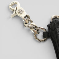 Chrome Hearts Cross Fancy Link Coin Purse in Black