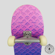 Louis Vuitton Pink & Blue Illusion Monogram Skateboard