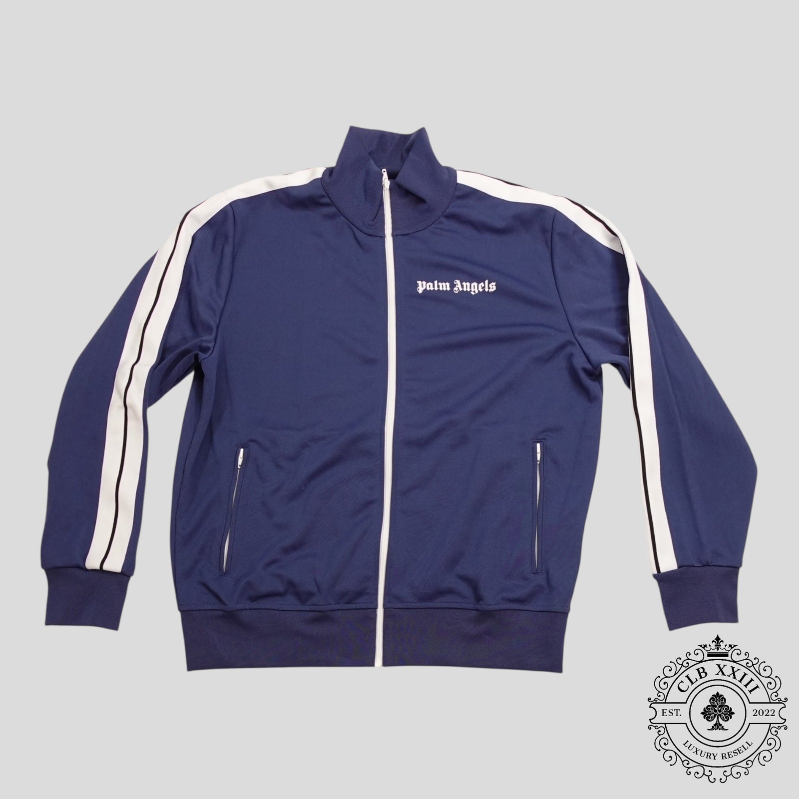 Palm Angels Classic Track Jacket in Navy