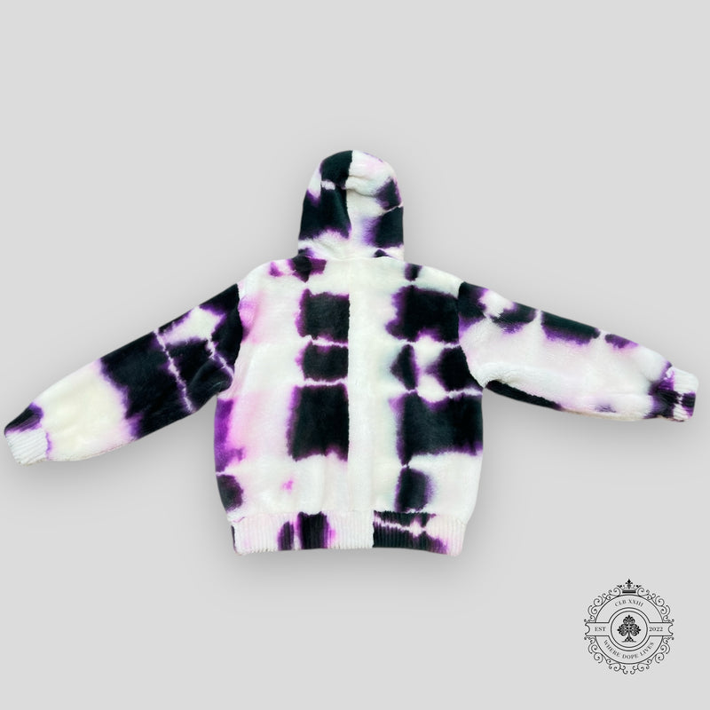 Louis Vuitton Tie-Dye Shearling Hoodie
