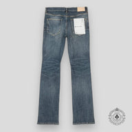 Purple Brand 1 Year Fade Flare Denim Jeans in Dark Indigo