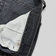 Chrome Hearts Red White Patch Jeans
