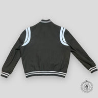Saint Laurent Varsity Teddy Jacket in Green