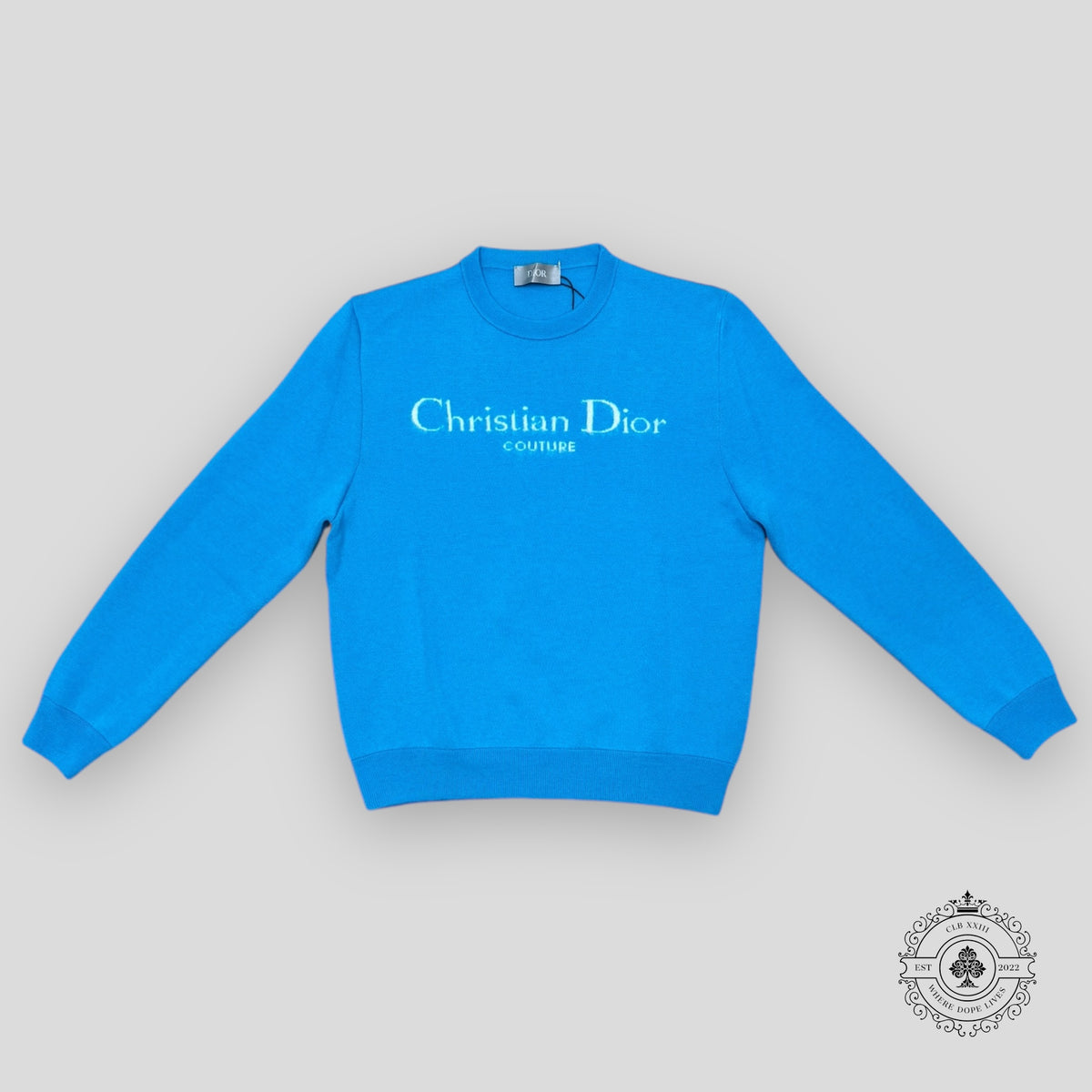 Christian Dior Knit Top in Blue
