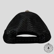 Chrome Hearts Triple Cross Trucker Hat in Black / White