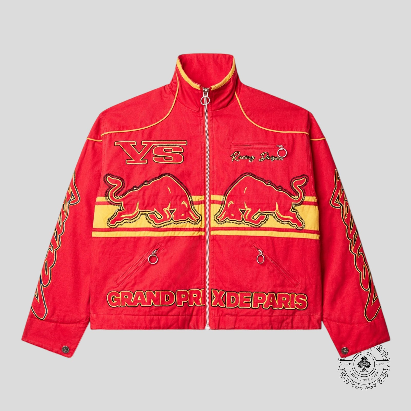 Vale Grand Prix Jacket in Red