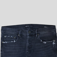 Purple Brand P001 Painter Skinny Jeans in Aged Black - Preowned