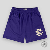 Eric Emanuel EE Basic Shorts in Purple/Off White