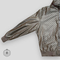 Gucci Jacquard Windbreaker in Brown