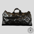 Louis Vuitton Lambskin Monogram Keepall Puffer XL Bandouliere 75 in Black