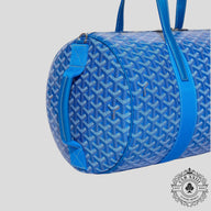 Goyard Barrel 40 Sports Bag in Sky Blue