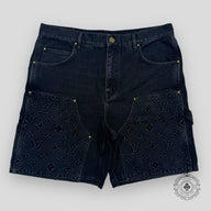 Louis Vuitton Monogram Workwear Denim Shorts
