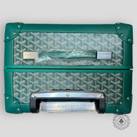 Goyard Bourget PM Trolley Travel Case in Green