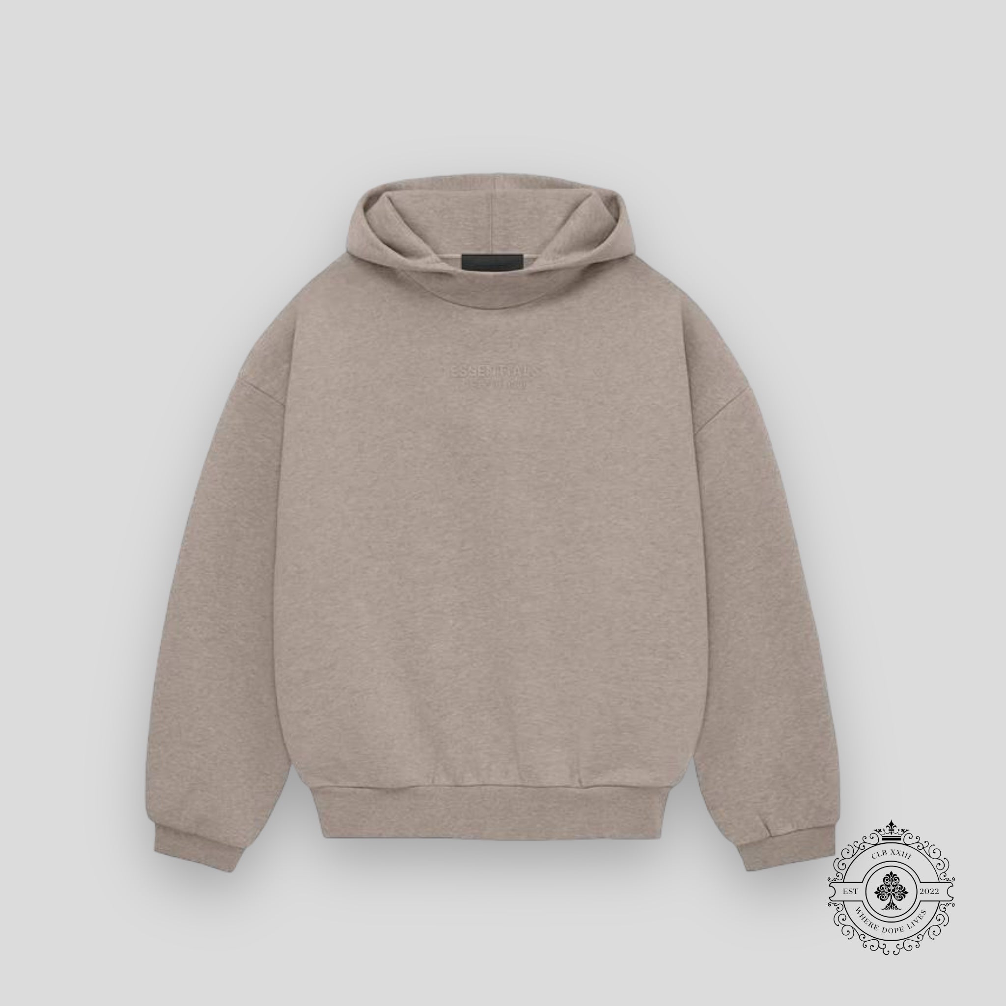 Fear Of God Essentials Hoodie FW23 in Core Heather