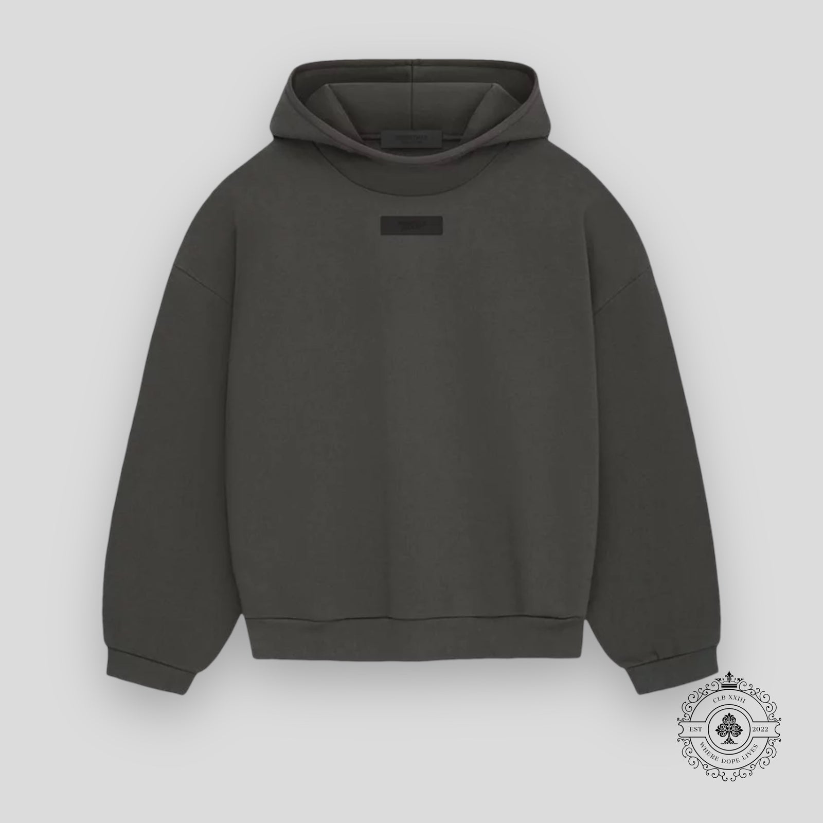 Fear of God Essentials Hoodie FW23 in Ink