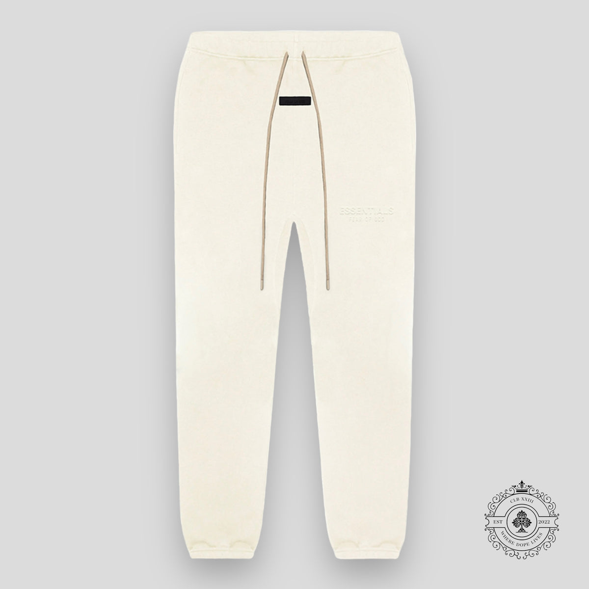 Fear Of God Essentials Sweatpants FW23 in Cloud White