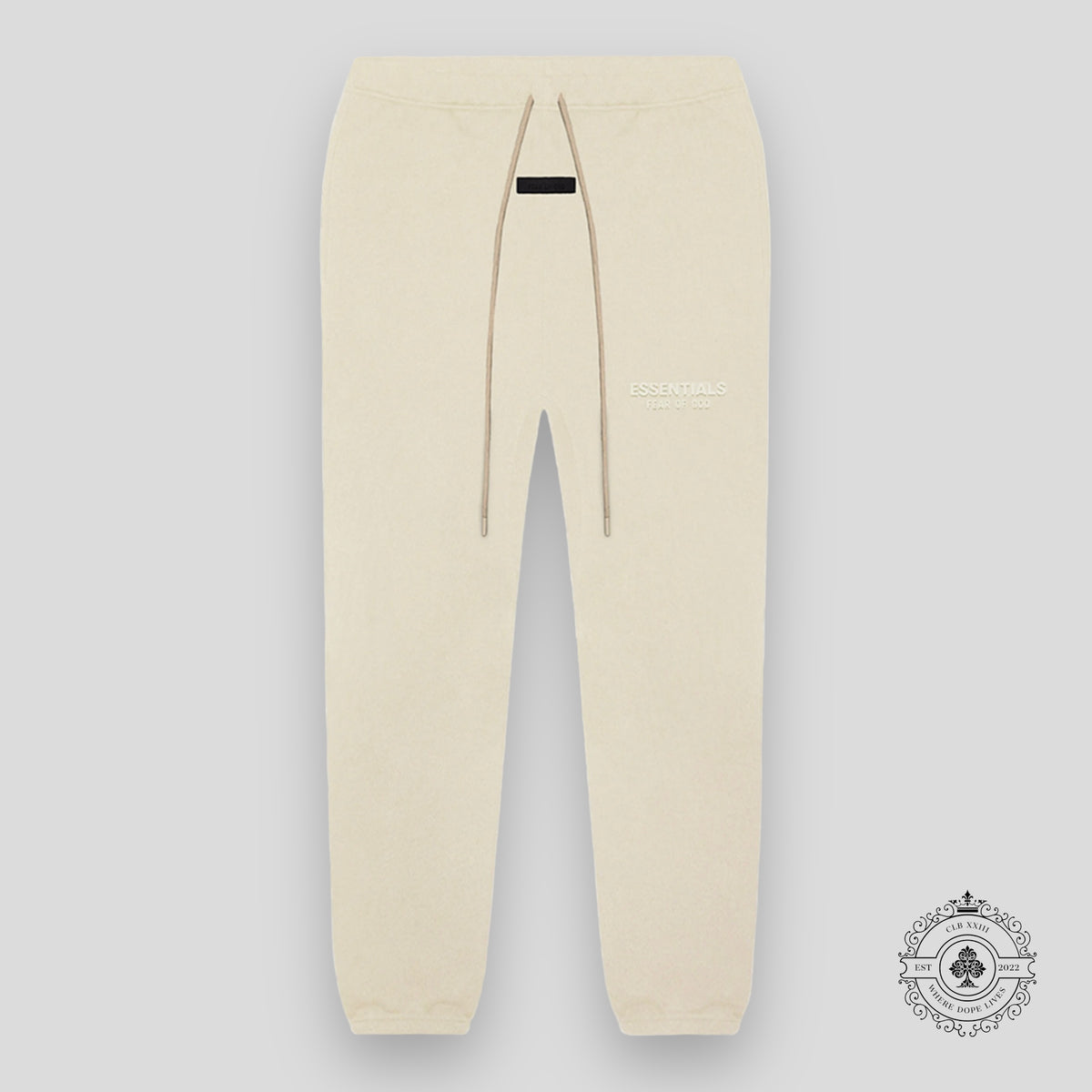 Fear Of God Essentials Sweatpants FW23 in Silver Cloud