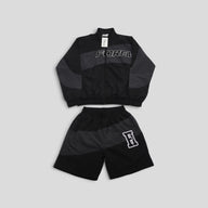 Forever Hungry Essentials Windbreaker Tracksuit in Black