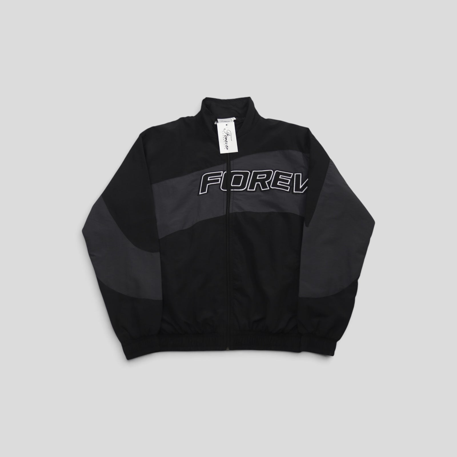 Forever Hungry Essentials Windbreaker Tracksuit in Black