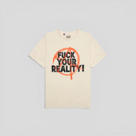 Gallery Dept Fuck Your Reality Tee in Tan