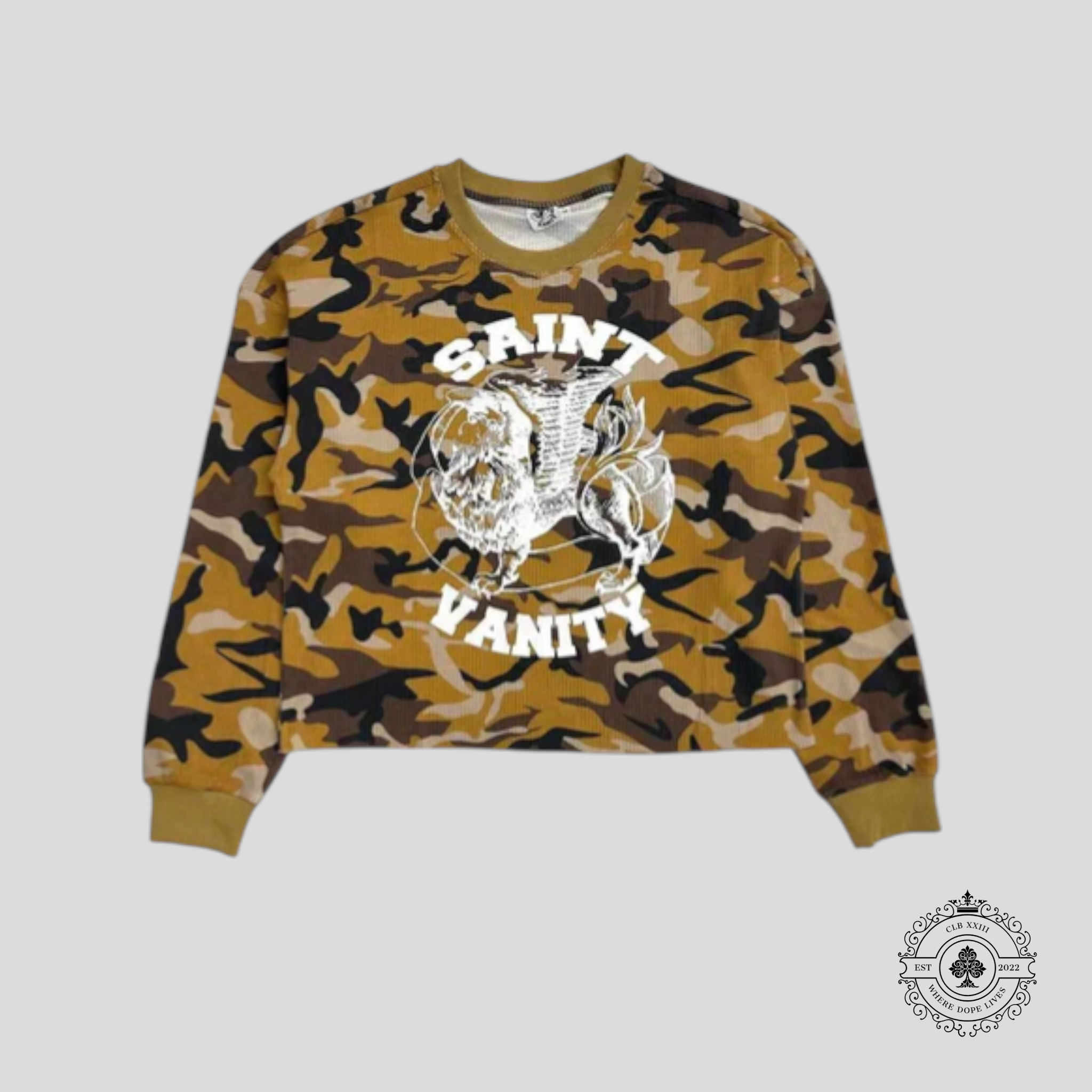 Saint Vanity Thermal Shirt in Wheat Camo