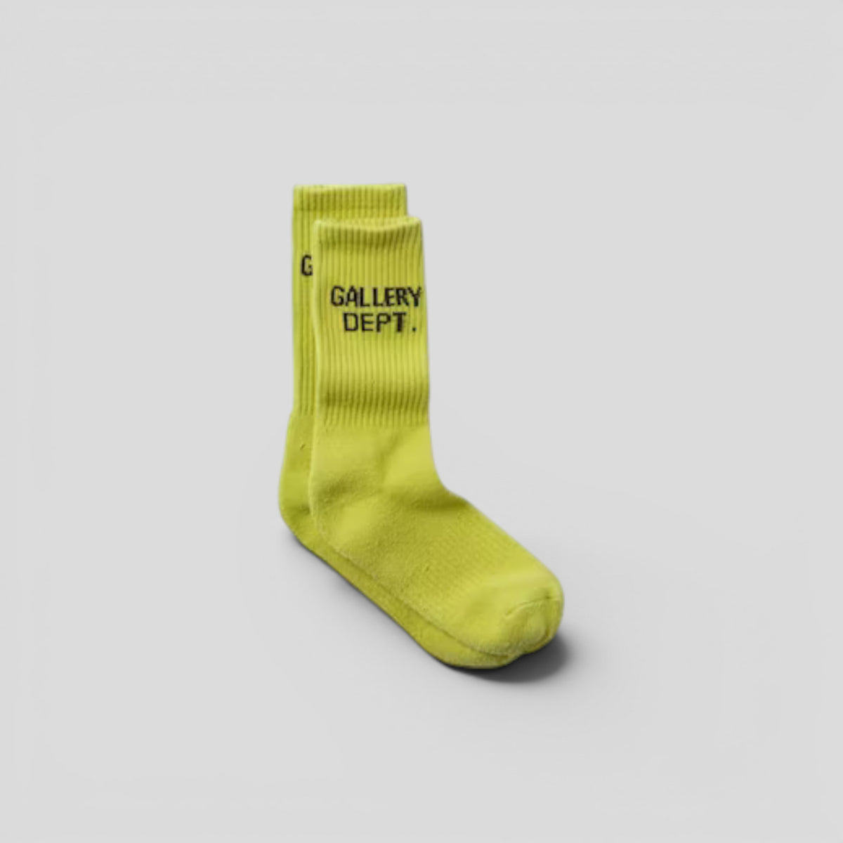 Gallery Dept. Logo Socks in Lime