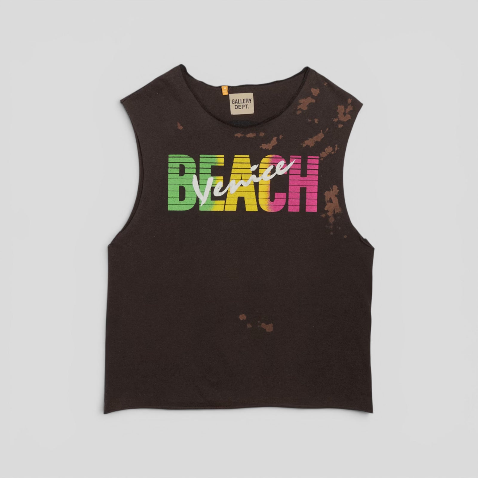 Gallery Dept. Muscle Beach Cutoff Tee in Grey