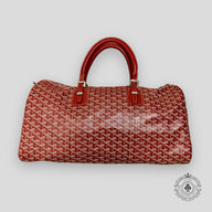 Goyard Croisiere 50 Travel Bag in Red