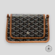 Goyard Goyardine Canvas Plummet Pocket Wallet Black Gold