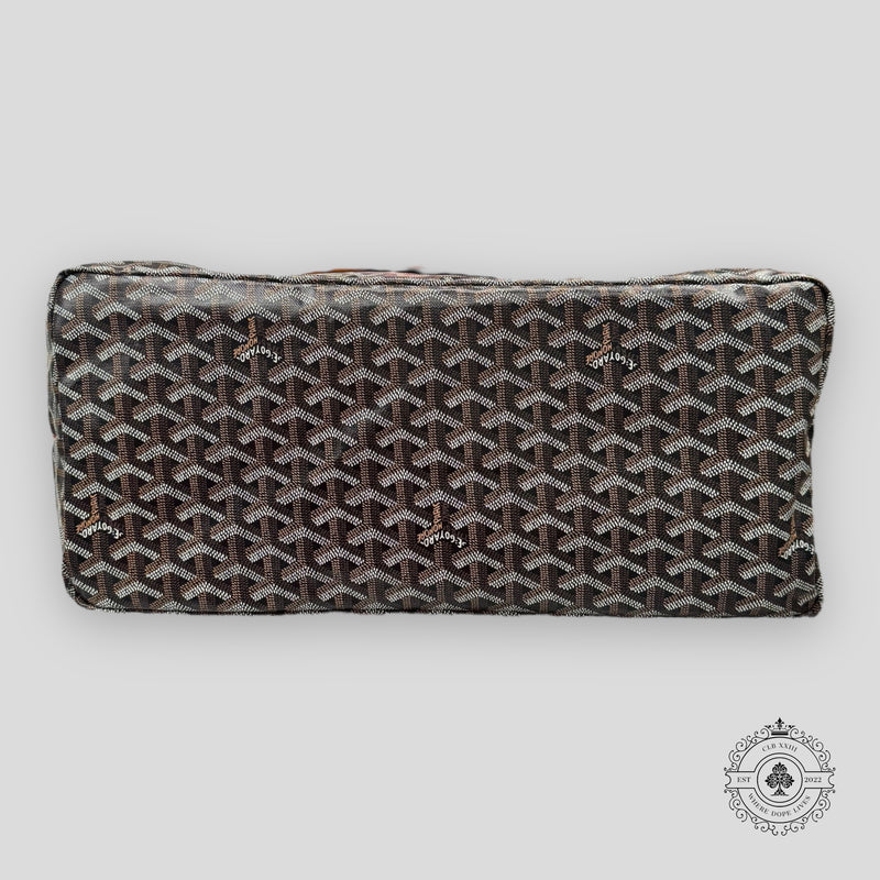 Goyard Goyardine Canvas St. Louis GM Tote Black/Gold