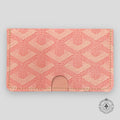 Goyard Goyardine Card/Cash Holder Wallet Pink