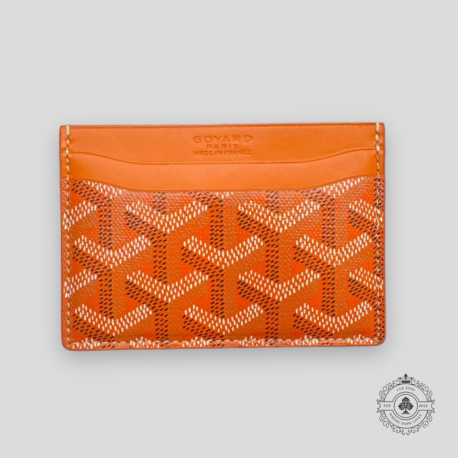 Goyard Goyardine St. Sulpice Card Holder in Orange