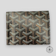 Goyard Goyardine St. Thomas Bill Fold Wallet Black