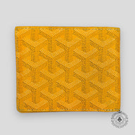 Goyard Goyardine Victorie Bi-Fold Wallet in Yellow