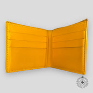 Goyard Goyardine Victorie Bi-Fold Wallet in Yellow