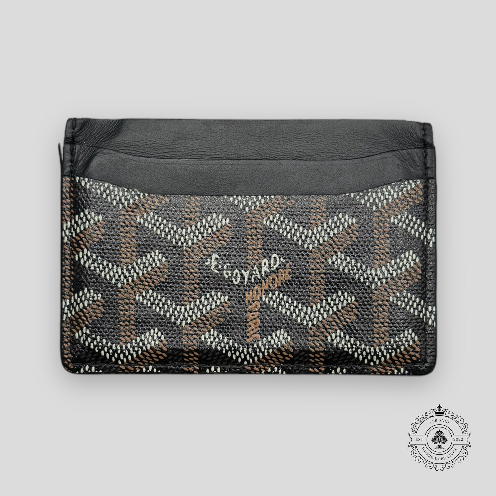 Goyard Saint Sulpice Cardholder in Black