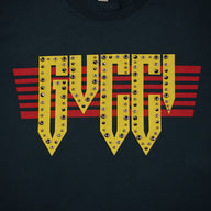 Gucci Studded Rock Logo Tee in Grey
