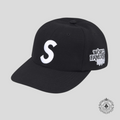 Supreme World Famous S Logo 6 Panel in Black