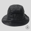 Chrome Hearts Cross Leather Patch Bucket Hat in Black
