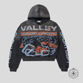 Vale Big Dog Pullover Hoodie in Black