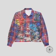 Vale Graffiti Flannel in Multi Color
