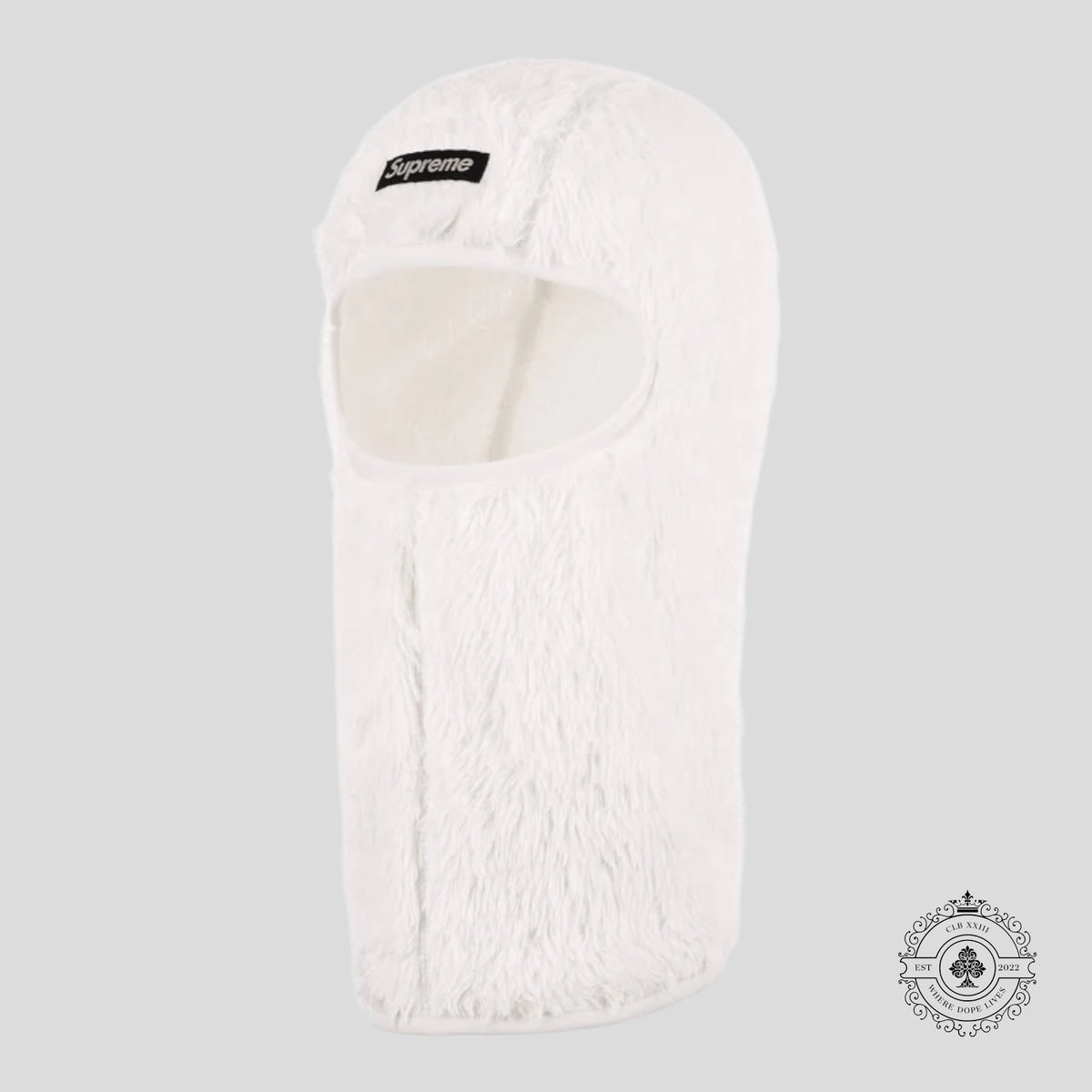 Supreme Fuzzy Balaclava in Cream