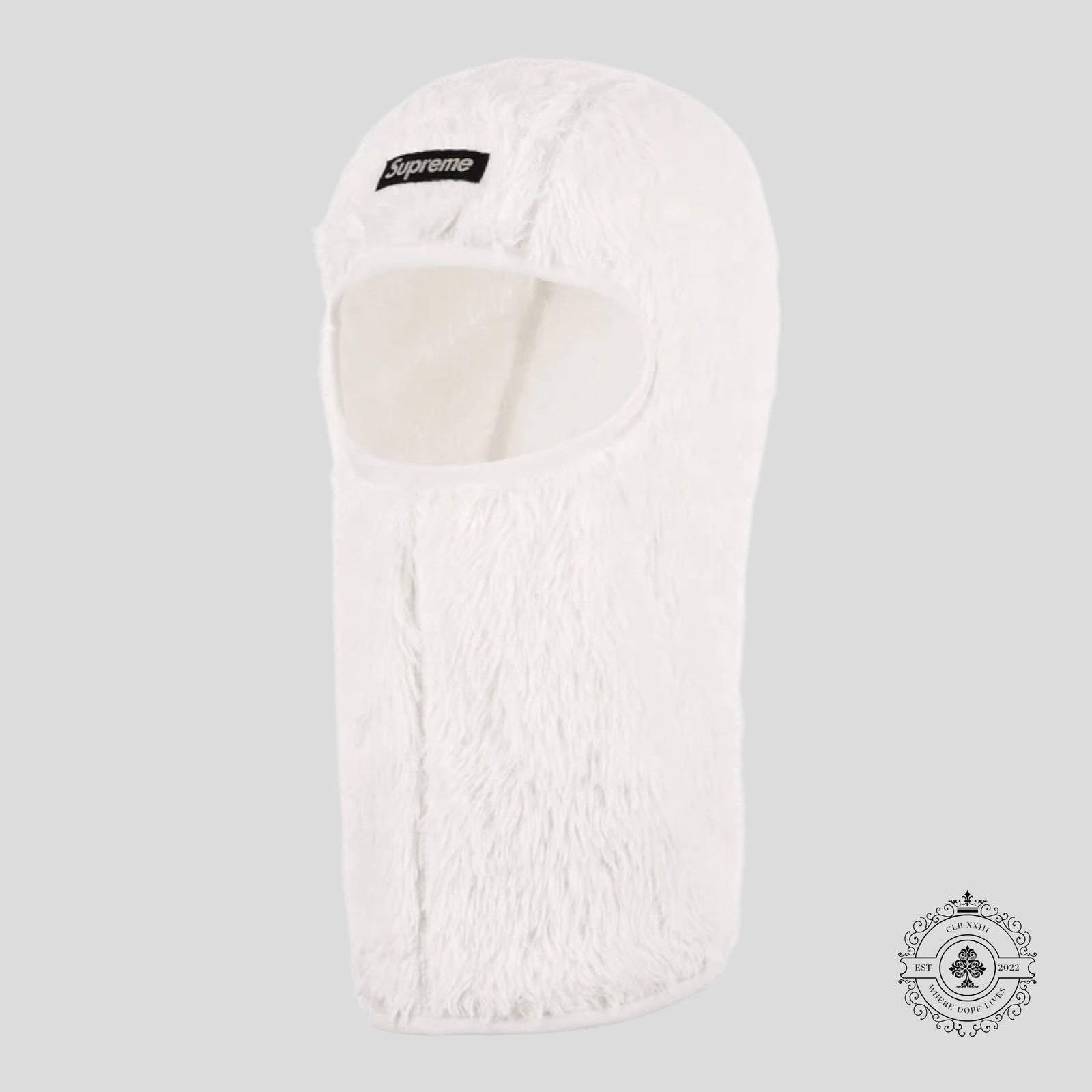 Supreme Fuzzy Balaclava in Cream