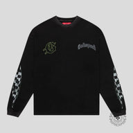 Godspeed Crashout LS T-Shirt in Black Wash