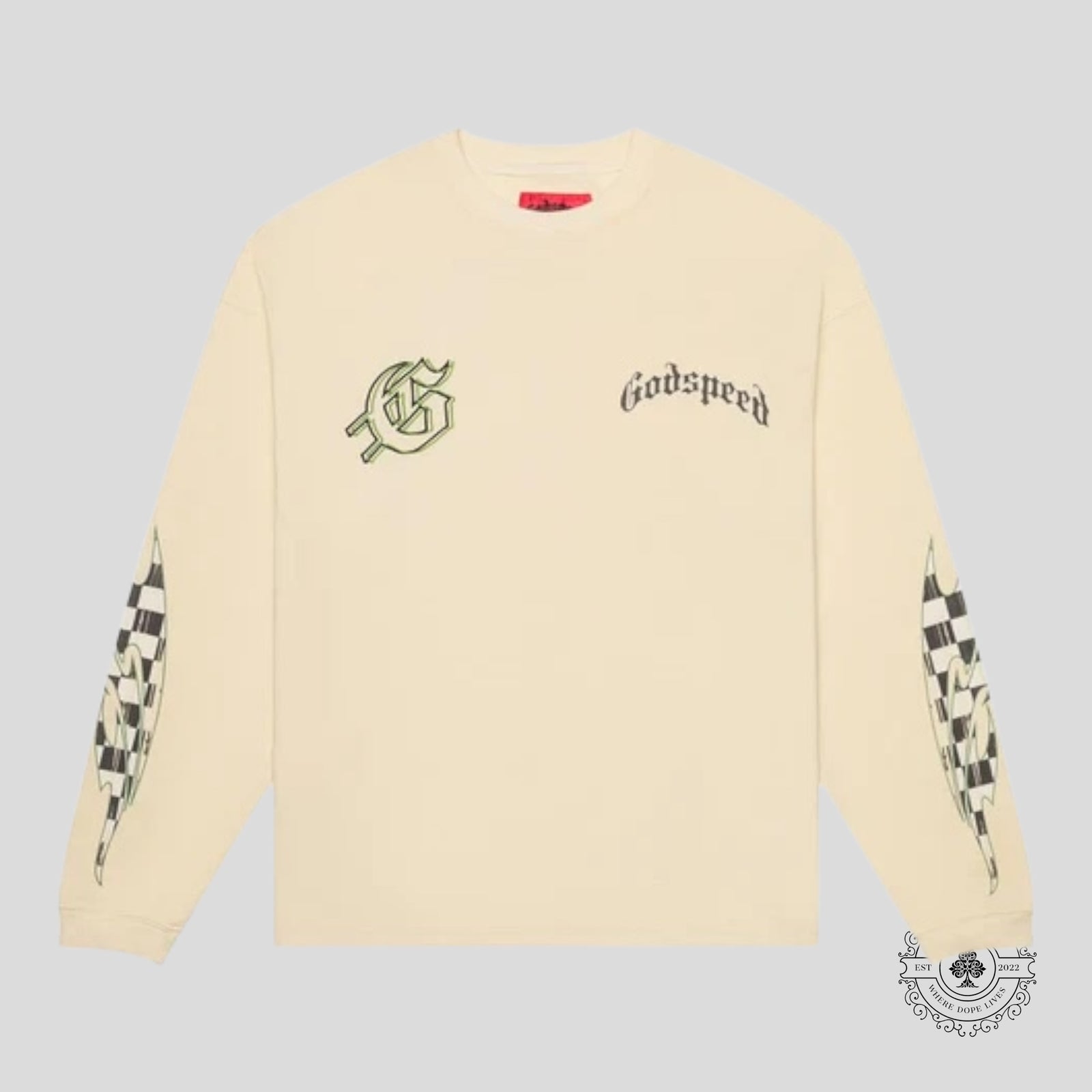 Godspeed Crashout LS T-Shirt in Bone